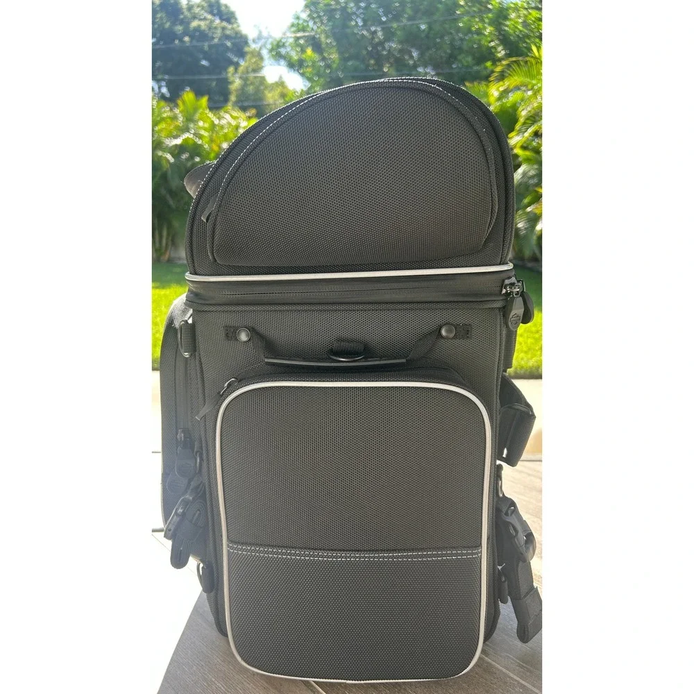 Harley-Davidson Onyx Premium Luggage Touring Bag 93300103 Black Moto w Cover